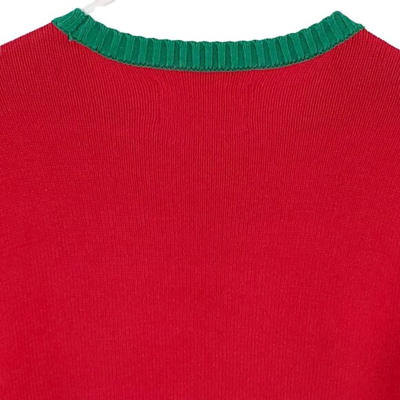 Ugly Christmas Sweater Men's Small Knit Pullover Reindeer Light Up Long Sleeve - Picture 6 of 10